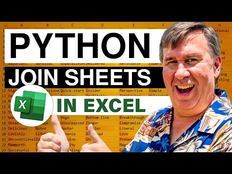 Excel Python Appending Data Frames From Multiple Worksheets - Episode 2621