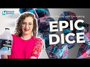 How to Make Custom Dice with Epoxy Resin | Resin Dice Maker Mind Tutorial