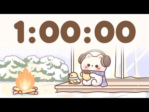 60 Minute Timer 🐱 1 Hr Study Timer for Classroom Focus