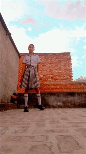 #naal nachna#🥰🥰😇😇school uniform dance#morning#...😃😃#youtube trending song.....😘😘#sara arjun....#❤❤💜💜