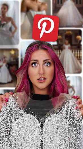 287K views · 5K reactions | I Tried CHEAP Pinterest Wedding Dresses… What Could Go Wrong?  | HopeScope | Facebook