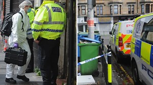 Cops discover dead body in Glasgow flat while on call-out to takeaway attack