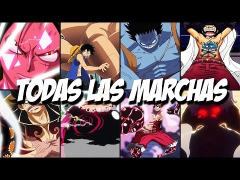 *COMPLETO* Todas las TRANSFORMACIONES de LUFFY (HASTA GEAR 5)