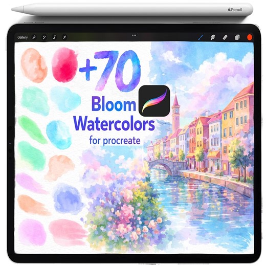 Procreate Splatters, Procreate Splashes, Ink Watercolor Stamps, Drip Brush Set, Procreate Alcohol Painting, Liquid Brush, Watercolor Washes - Etsy