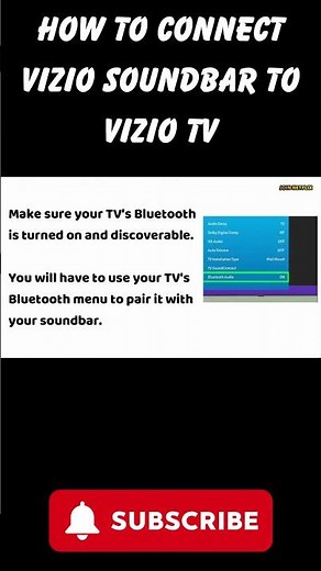 How To Connect Vizio Soundbar to Vizio TV #shorts #shortvideo #vizio #soundbar