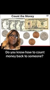 Do you know how to count back money? | The Carolina Diamond