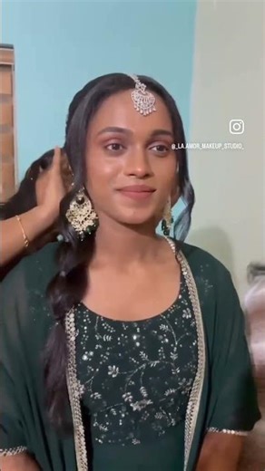 No makeup look for my beautiful bride Azra on her haldi💛#budgetfriendly #bridalmakeup #mua