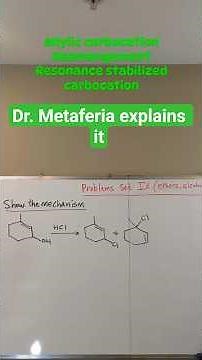 allylic carbocation rearrangement #alcohols #chemistry #organicchemistry