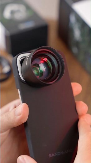 Unboxing the SANDMARC Telephoto & Microscope Lens 📸 by @agencia.fotograf #cinematic #photography