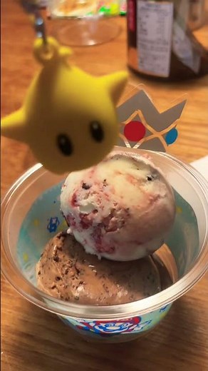 【31×マリオ】実食！可愛すぎて最高に美味しいギャラクシーなアイスに感動🍨💫 #Shorts #31アイス #サーティワン #スーパーマリオ #マリオギャラクシー