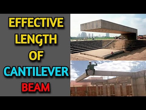 How to Calculate Effective Length of Cantilever Beam Step by Step | Learning Civil Technology