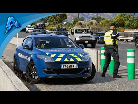 GTA 5 - CONTRÔLE DE VITESSE AVEC L'ERI DE LA GENDARMERIE ! - LSPDFR