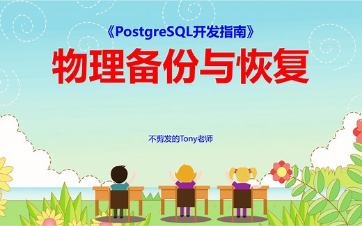 【PostgreSQL开发指南】第72节 物理备份与恢复