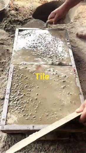 Making a Beautiful Tile _ DIY Cement#tiles #artcementprojects