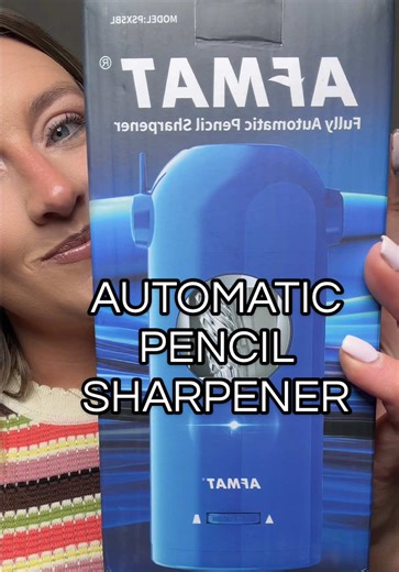 I have one of these in my classroom, and it works so well! #pencilsharpener #automaticpencilsharpener #teacher