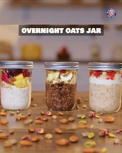 Start your day right with delicious and nutritious Overnight Oats! Chef Ruchi Bharani shares her go-to recipe. Host: Ruchi Bharani Overnight Oats Ingredients: For Peanut Butter Overnight Oats 1/2 cup Rolled Oats 1 tbsp Chia Seeds 1 cup Almond Milk 1 Banana (mashed) 1 tbsp Peanut Butter For Chocolate Dates Overnight Oats (Vegan) 3/4 cup Rolled Oats 1 tbsp Chia Seeds 1 tbsp Cocoa Powder 4 Dates (chopped) 1 tbsp Vanilla Essence 1 cup Vegan Milk (any) For Rainbow Overnight Oats 1/2 cup Rolled Oats 1