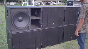 Test Subwoofer AJF-18B : Audio Jockey 12 line array : VL Audio | น้าซาวด์เอง