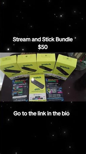 "Stream & Stick Bundle Deal" We've partnered with Walmart to bring you this incredible deal