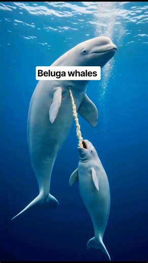 Baby Beluga’s Sweet Moment 🐋🤍 #shorts #bts