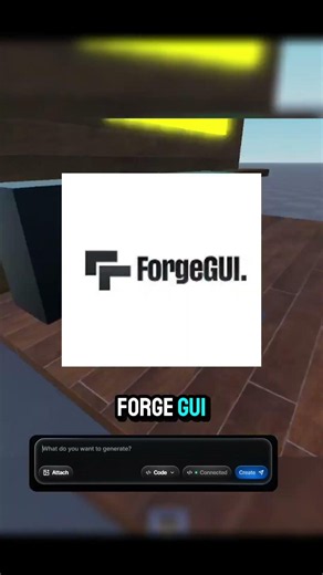POV: Using Forge GUI AI on Roblox Studio #forgeguipartner #robloxdev #roblox