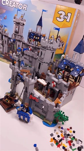 LEGO Creator Medieval Horse Knight Castle (31168)[1371 pcs] Review #shorts ‪@SPEEDBrickBuild‬