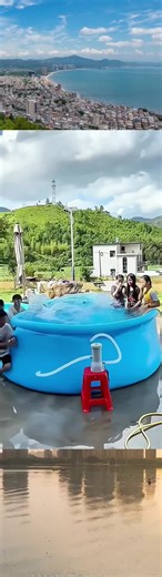 JLeisure 10ft Inflatable Swimming Pool for Summer Fun