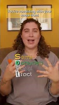 What are Semi-Occluded Vocal Tract Exercises?? #transvoice #genderaffirmingcare
