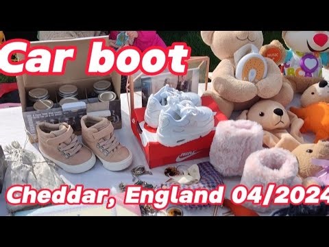 Car boot Cheddar, Somerset, UK