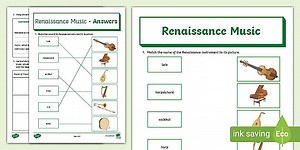 KS2 Renaissance Music Activity