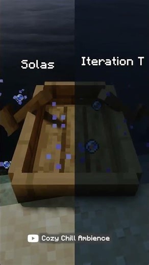 ✅Solas vs Iteration T Shaders, Which One Better? #shaders #minecraft #minecraftmusic