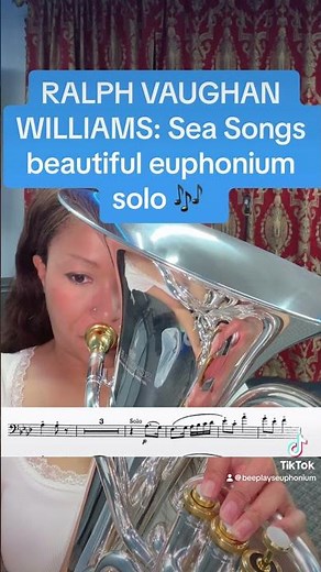 Euphonium solo from Sea Songs by Ralph Vaughan Williams :) #music #euphonium #tuba #concertband