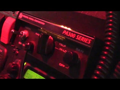 Federal Signal PA300 Demo + Federal Q2b and Airhorn - Sea Cliff Vol. Fire Dept. Engine 571