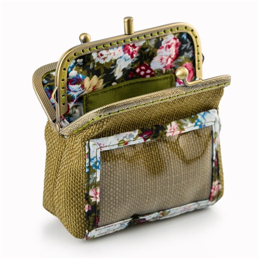 Vintage Style Kiss Lock ID Wallet, Retro Chic Coin Purse for Women - Etsy