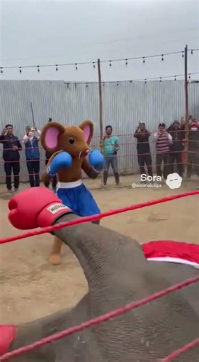 Elephant vs Mouse 🐘🐭