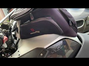 BMW GS Bags Connection Tank Bag Removal