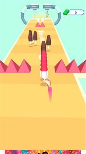 Icecream Hand Run 🍦 Popsicle stack #gaming #funyy #shrtvdieo