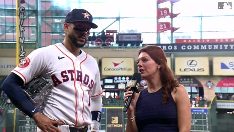 Carlos Correa on homer off Garrett Crochet