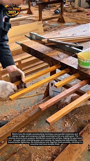 Ultimate Wood Panel Clamping Hack | Fast & Strong Glue-Up Method