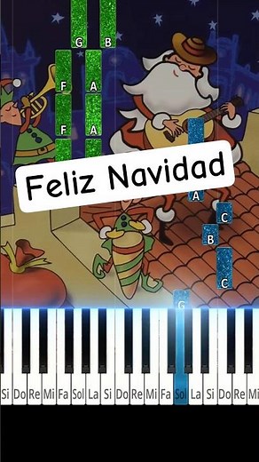 Feliz Navidad | Easy Piano Tutorial