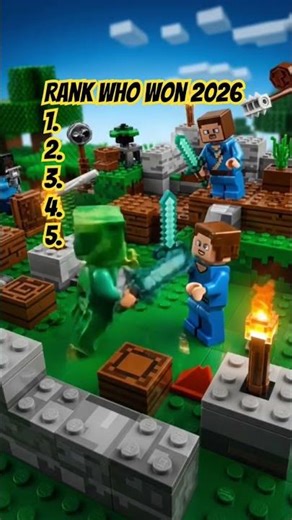 Rank who won 2026 #lego #transformers #minecraft