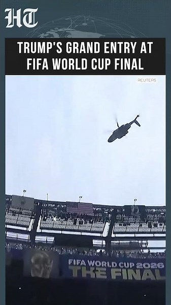 World’s Biggest Game, America’s Biggest Entrance: Trump’s Marine One World Cup Moment | #shorts