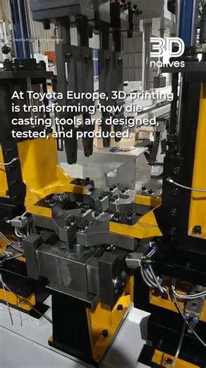 🚗 3D printing is shifting gears in automotive manufacturing. Toyota Europe has successfully 3D printed and validated the largest nearly solid die casting insert ever produced, a 156 kg tool built for the Yaris hybrid transmission housing. Using MacLean-Fogg’s L-40 tool steel powder and Fraunhofer ILT’s multi-laser gantry LPBF system, this milestone shows how additive manufacturing is moving from prototyping to core production tooling. Faster lead times, more durable inserts, and greater supply 