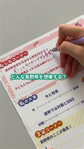 ＼長野県民向けプロフィール帳作ってみました／ #プロフィール帳 #長野県知事選 #長野県 #信州