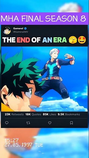 The END of AN ERA 🫣🤩 | #myheroacademia #edit #mha #amv #anime