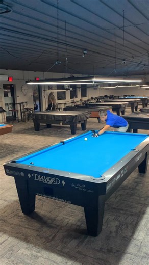 I almost pulled off this two way into the side pocket 😭😭 #poolparty #billiards #trickshots #8BallPool #9ball | Anthony Howells