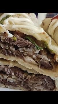 Homemade Arabic steak sandwich 🌯😋🤤