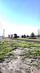 4.1K views · 229 reactions | A couple BNSF with a Union Pacific in the middle hauling along the front range of the Rockies | Eric’s Train Yard | Facebook