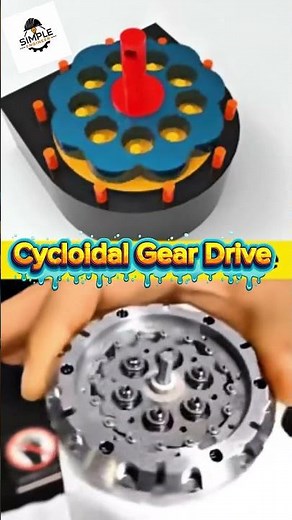 Cycloidal Gear Drive Explained 🔧 | Amazing Gear Mechanism Animation & Working #automobile #flute