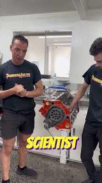 327 Chevy timing chain loose? 👀 Gear runout. Precision matters. 🔧 #engineblock #enginebuilding