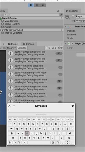 Unity Day 1 | Starting a Finite State Machine (FSM) #gamedev #unity #devlog